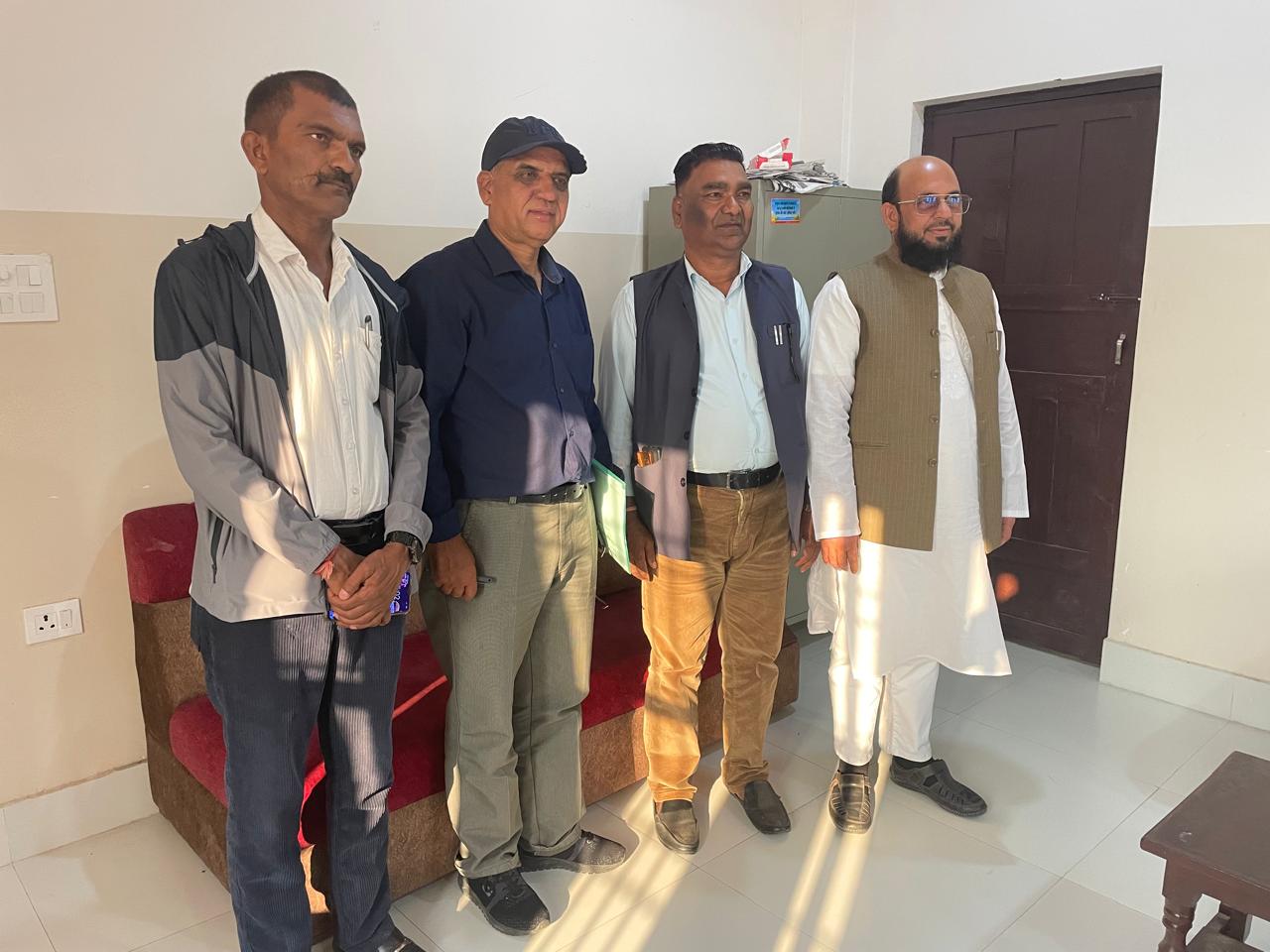 Samaj Kalyan Evaluation Team (Mulankan Toli) is visiting the project location