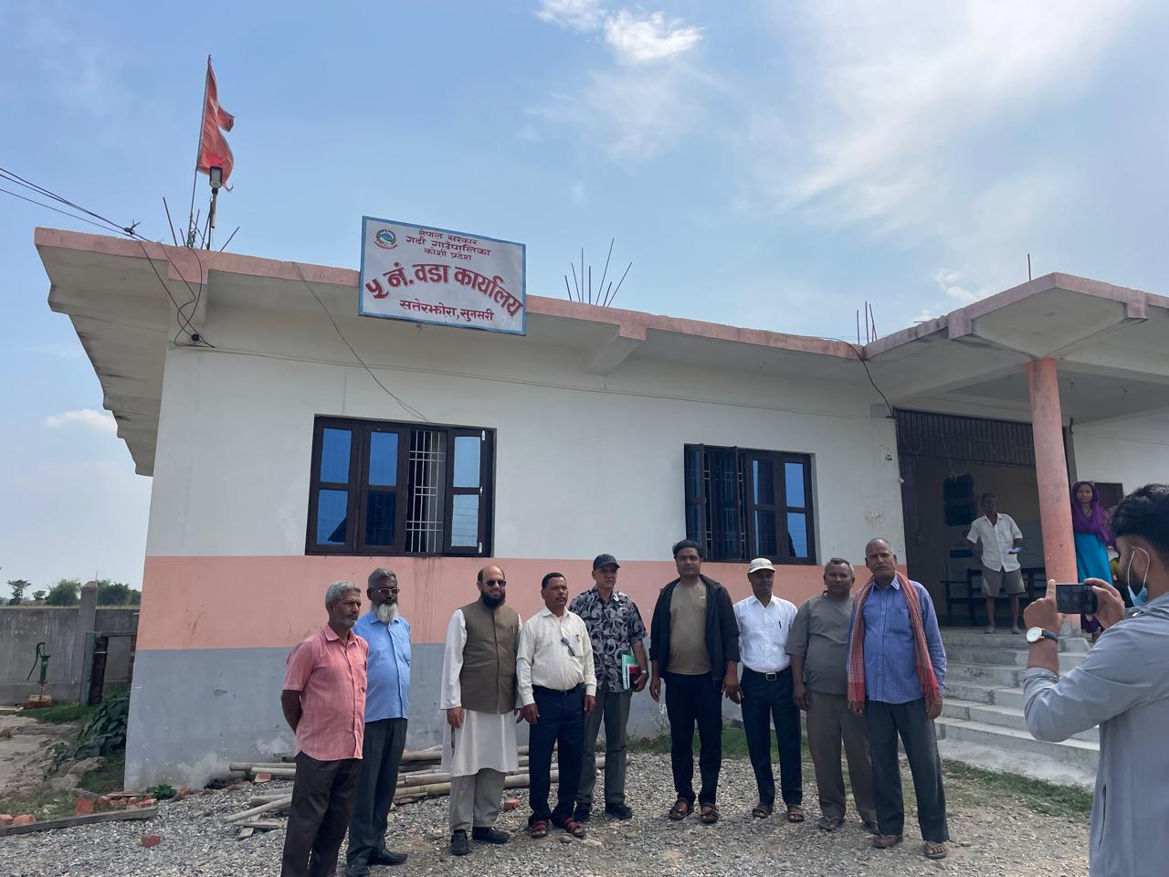 Samaj Kalyan Evaluation Team (Mulankan Toli) is visiting the project location