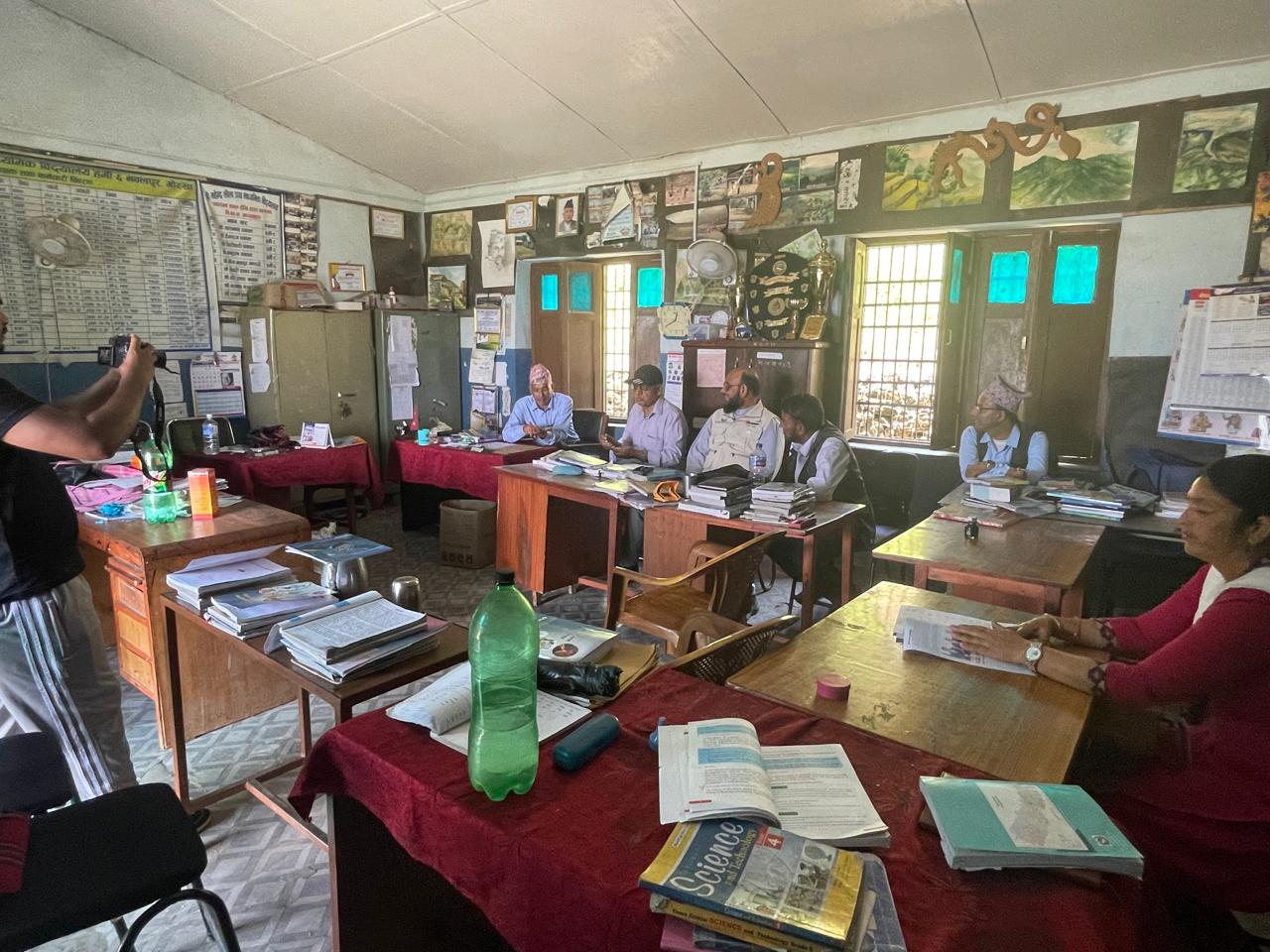 Samaj Kalyan Evaluation Team (Mulankan Toli) is visiting the project location