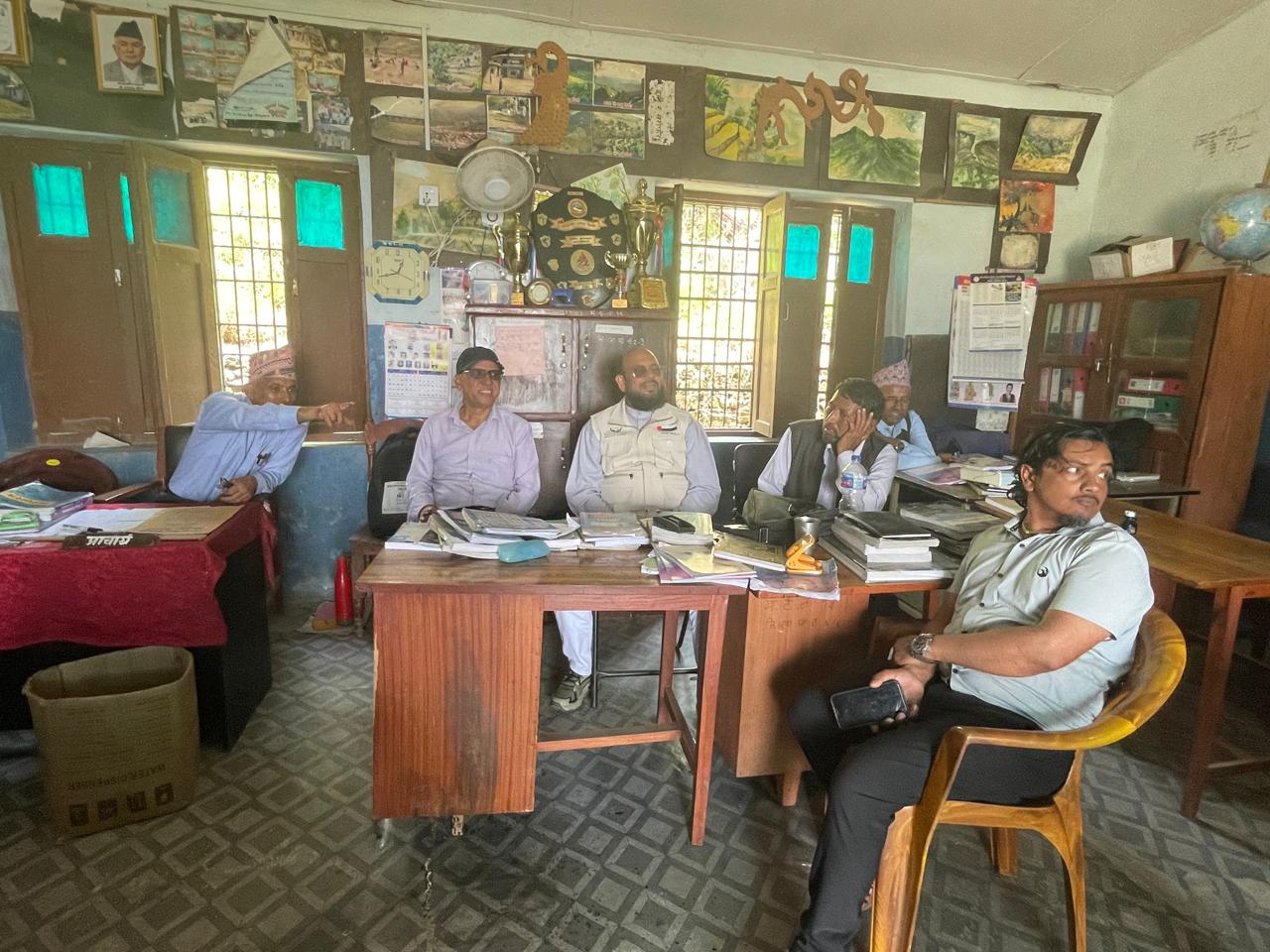 Samaj Kalyan Evaluation Team (Mulankan Toli) is visiting the project location